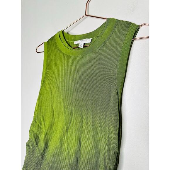 ATLEIN COLLECTIVE Green Crewneck Sleeveless Midi Dress Size Medium - Picture 7 of 15